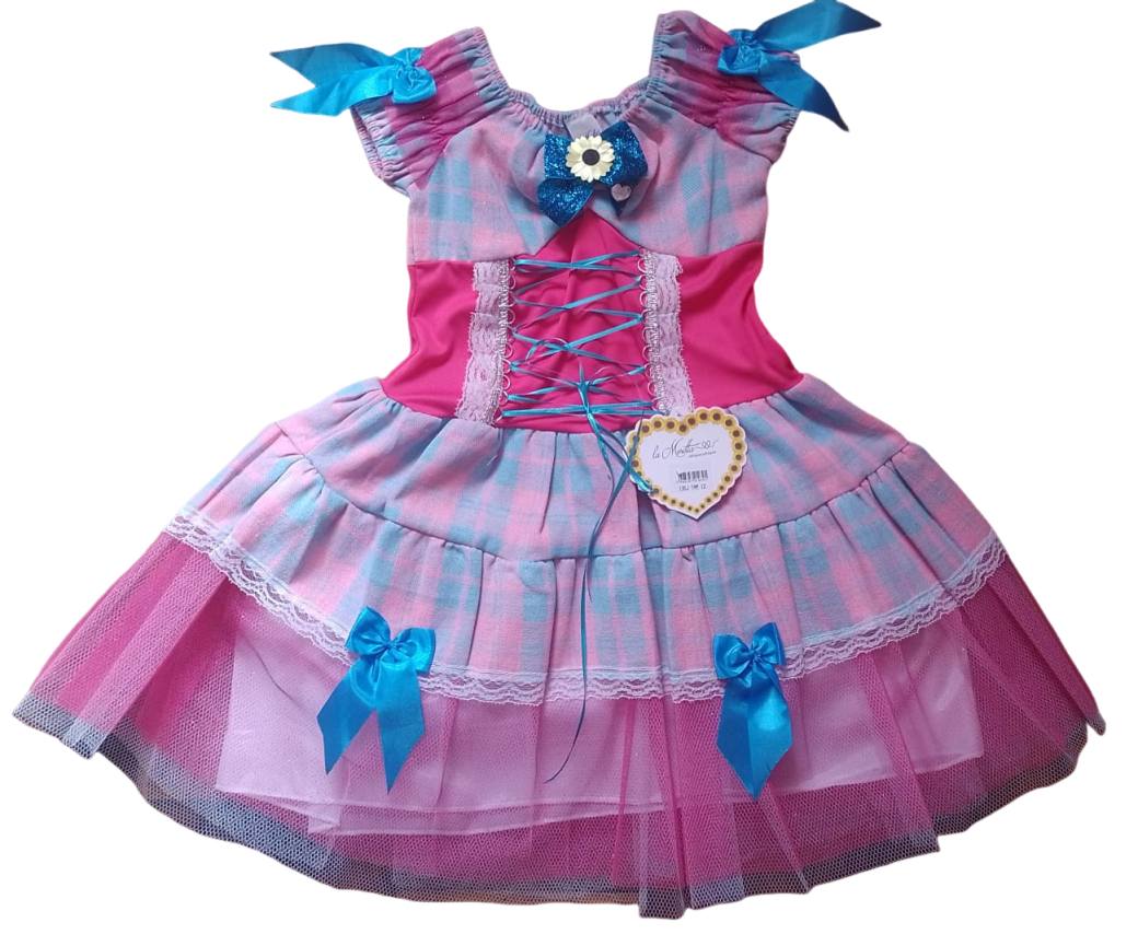 VESTIDO JUNINO LA MORETTA INF. 135-J